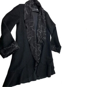 NOVELTI Open Throw  Collared Coat size small